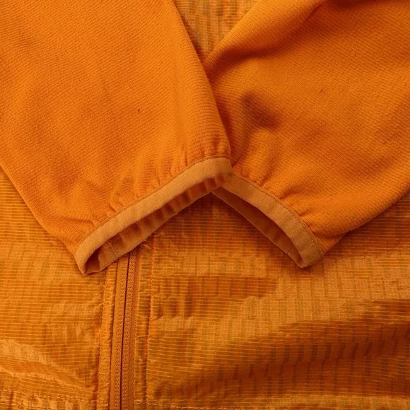 Adidas Own The Run‎ Jacket Men's Size Large Orange Lightweight Full Zip Hooded - Picture 8 of 12